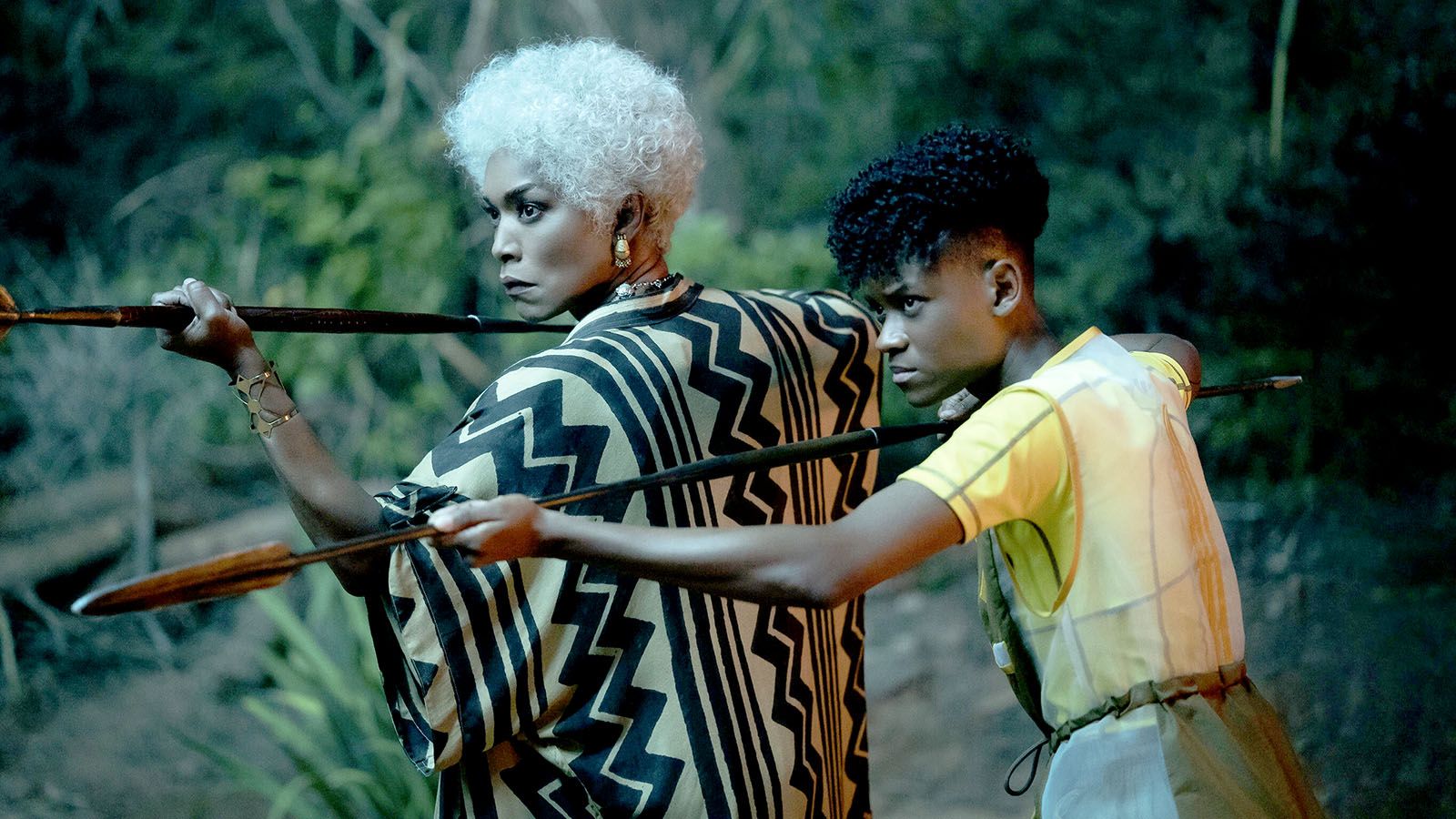 Angela Bassett and Letitia Wright reprise their roles in Black Panther: Wakanda Forever.