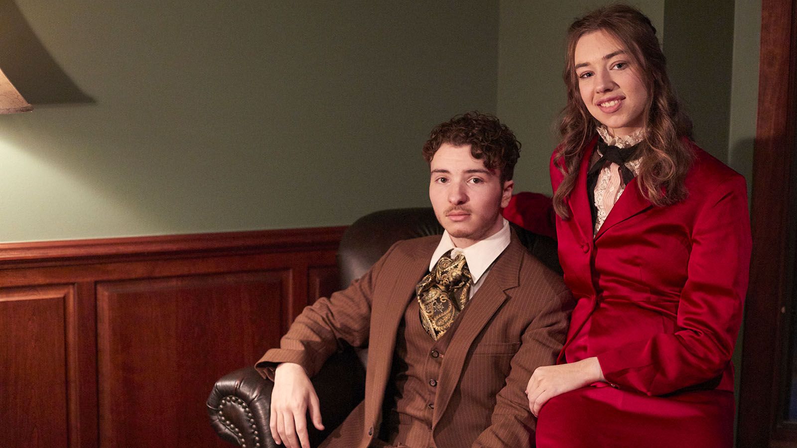 Scotty Frank and Sierra Harber star in all for One’s two-person musical Daddy Long Legs, opening Feb. 17 at PPG ArtsLab.