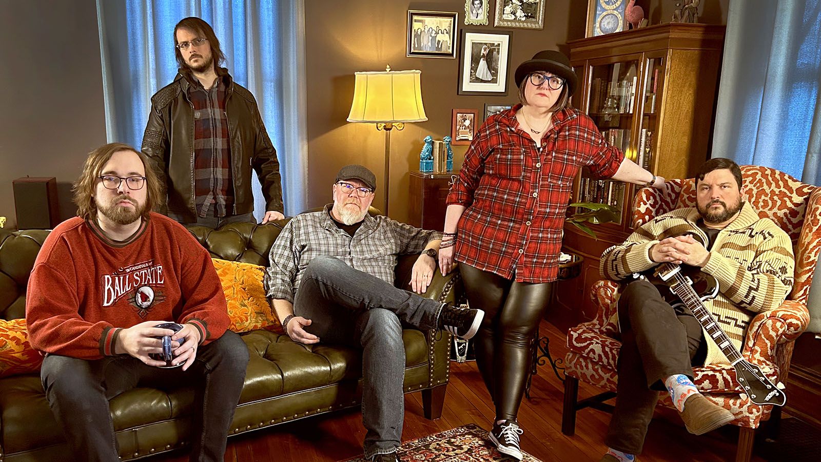 Humans Among Us, from left, Josh Kattner, Ashe Davidson, Aaron Steele, Carin Steele, and Jason Villarreal, recently released their first single off their upcoming album and are featured in the latest ALT Homegrown Spotlight.