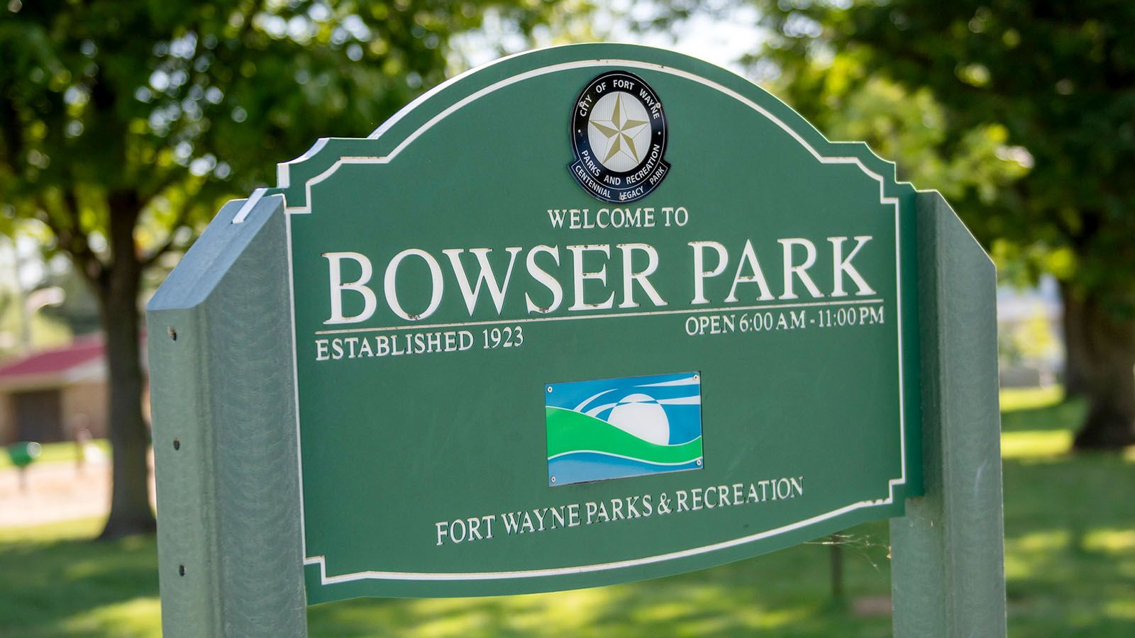 Bowser Park was recently recognized for its 100 years in Fort Wayne.
