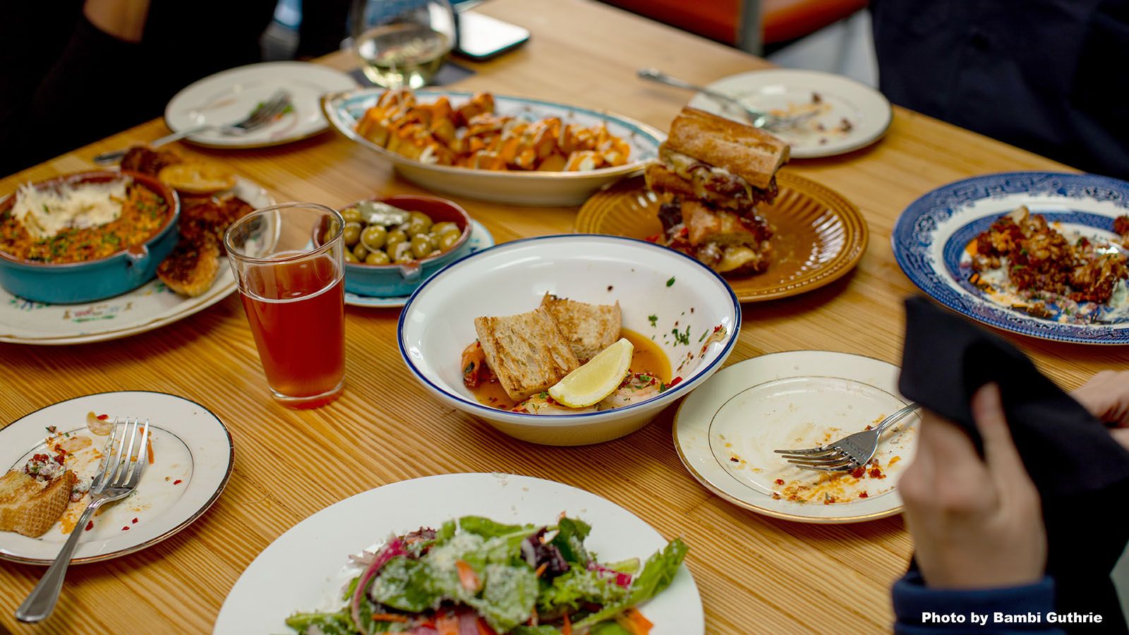 Bravas, 3416 Fairfield Ave., has a tapas menu, allowing you and friends to share.