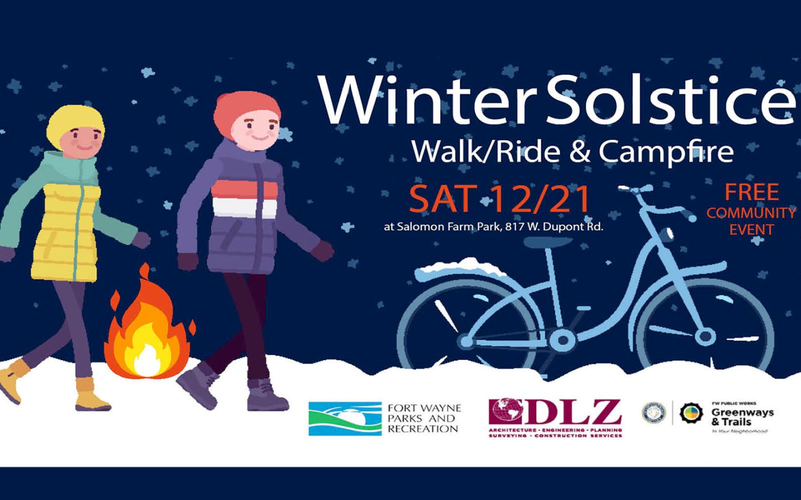 Salomon Farm Park will host a Winter Solstice Walk/Ride on Dec. 21.