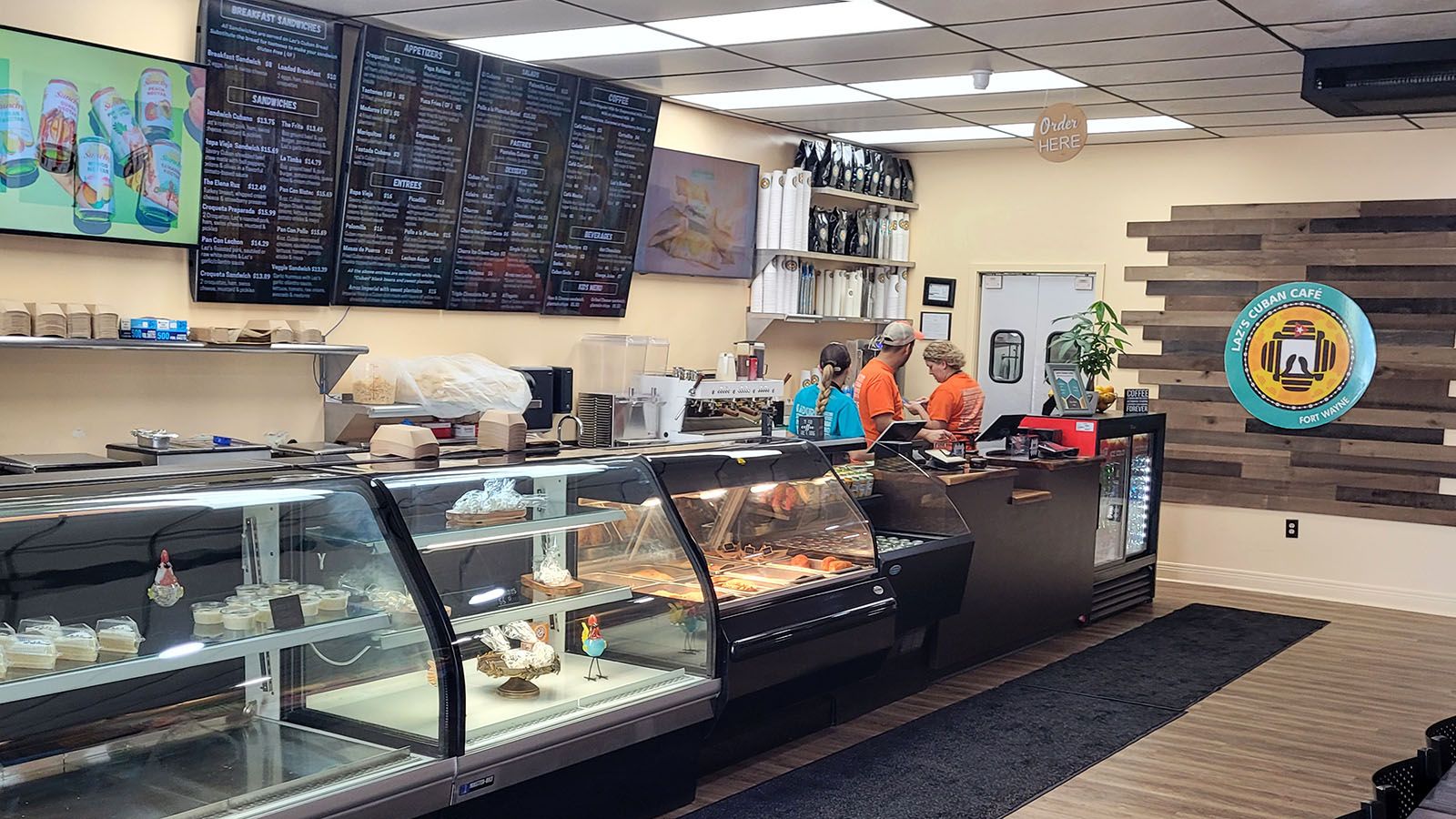 Laz’s Cuban Cafe, 1533 W. Dupont Road, in the Northbrook Village has plenty of sandwich and dessert options.