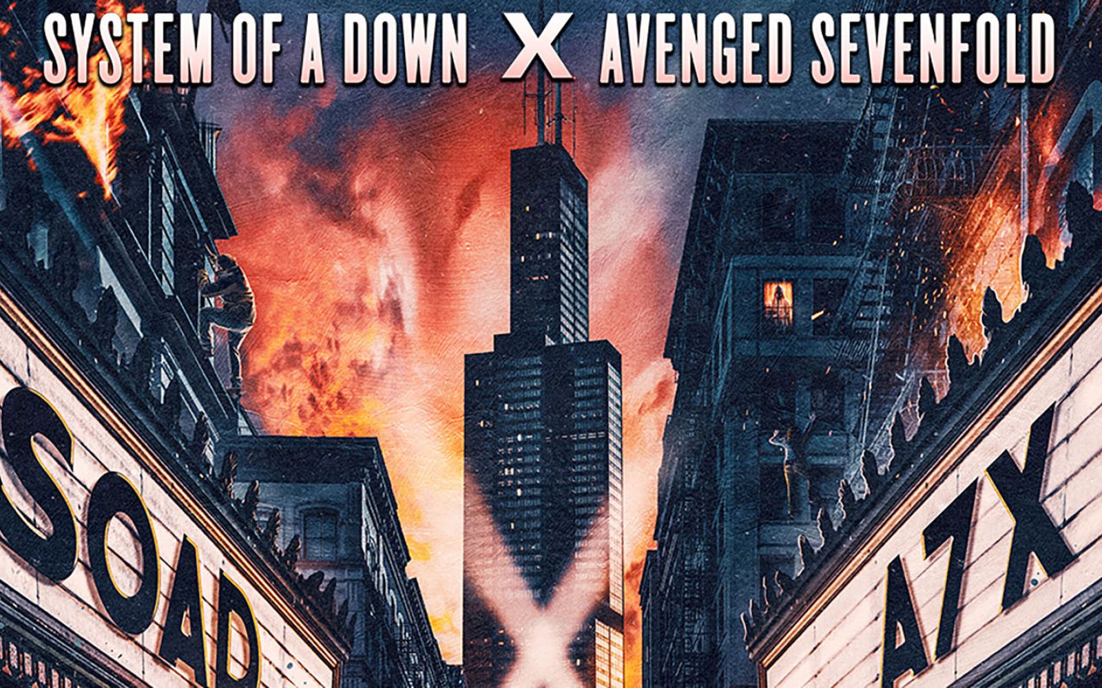 System of a Down and Avenged Sevenfold will perform two nights at Soldier Field in Chicago.