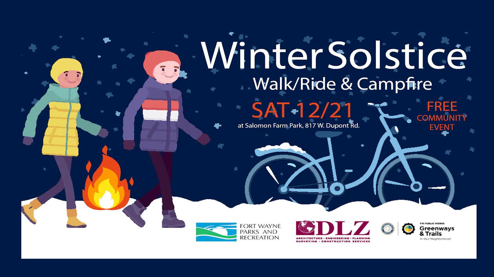 Salomon Farm Park will host a Winter Solstice Walk/Ride on Dec. 21.