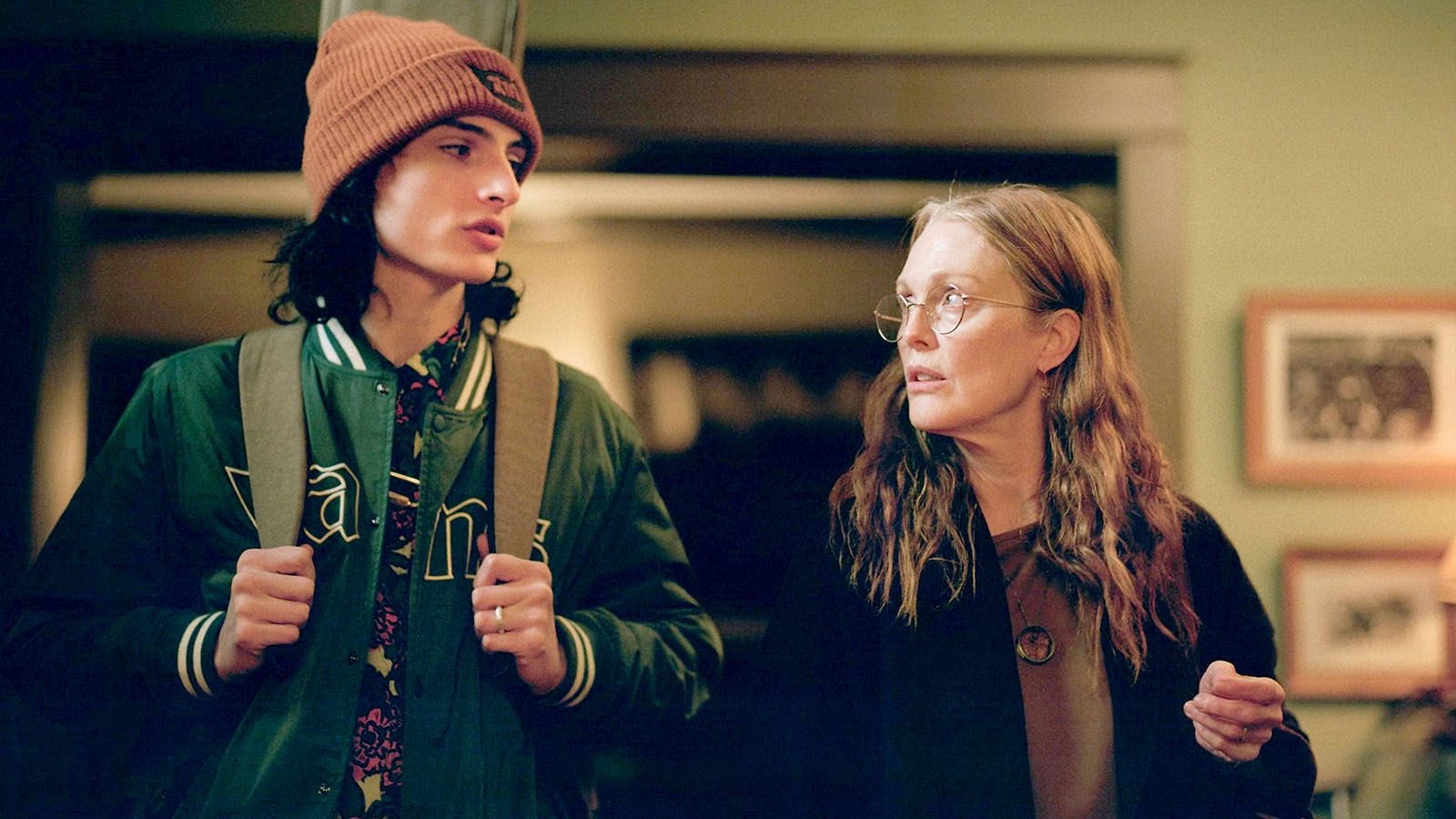 Finn Wolfhard and Julianne Moore star as son and mother in the new A24 film, When You Finish Saving the World, showing Jan. 21 at Cinema Center.