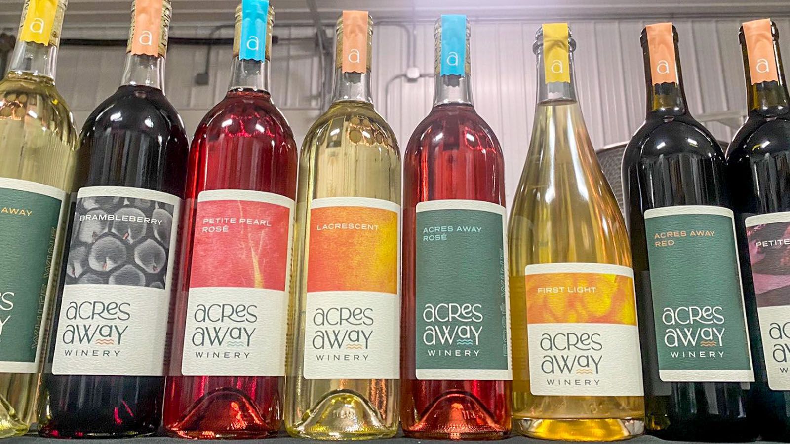 What was once Hartland Winery & Vineyards in Ashley is now Acres Away Winery.
