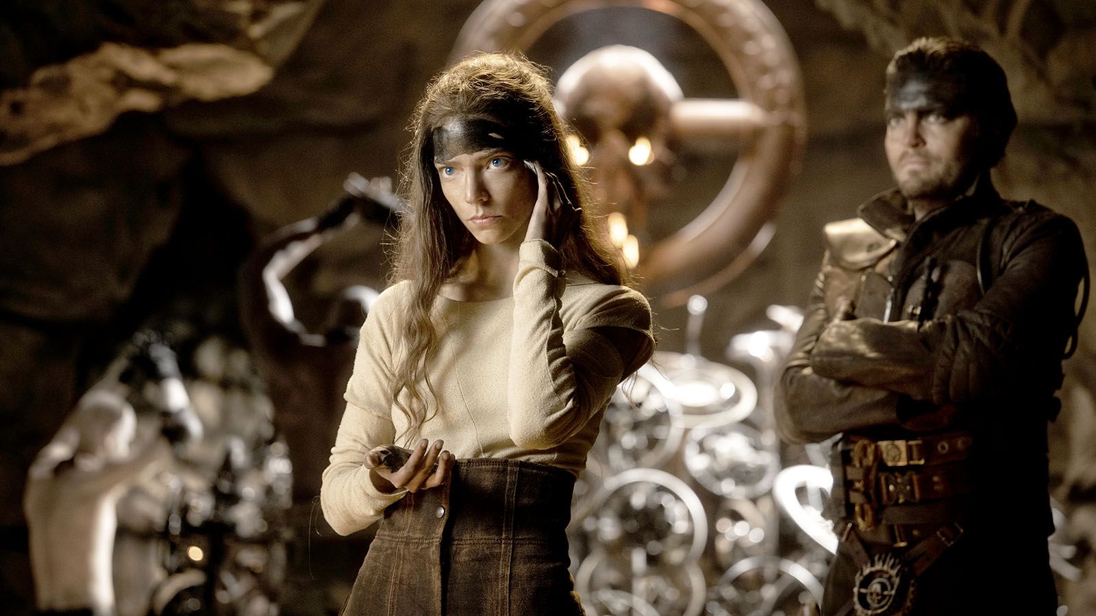 Anya Taylor-Joy portrays the titular character in the new action film Furiosa: A Mad Max Saga.