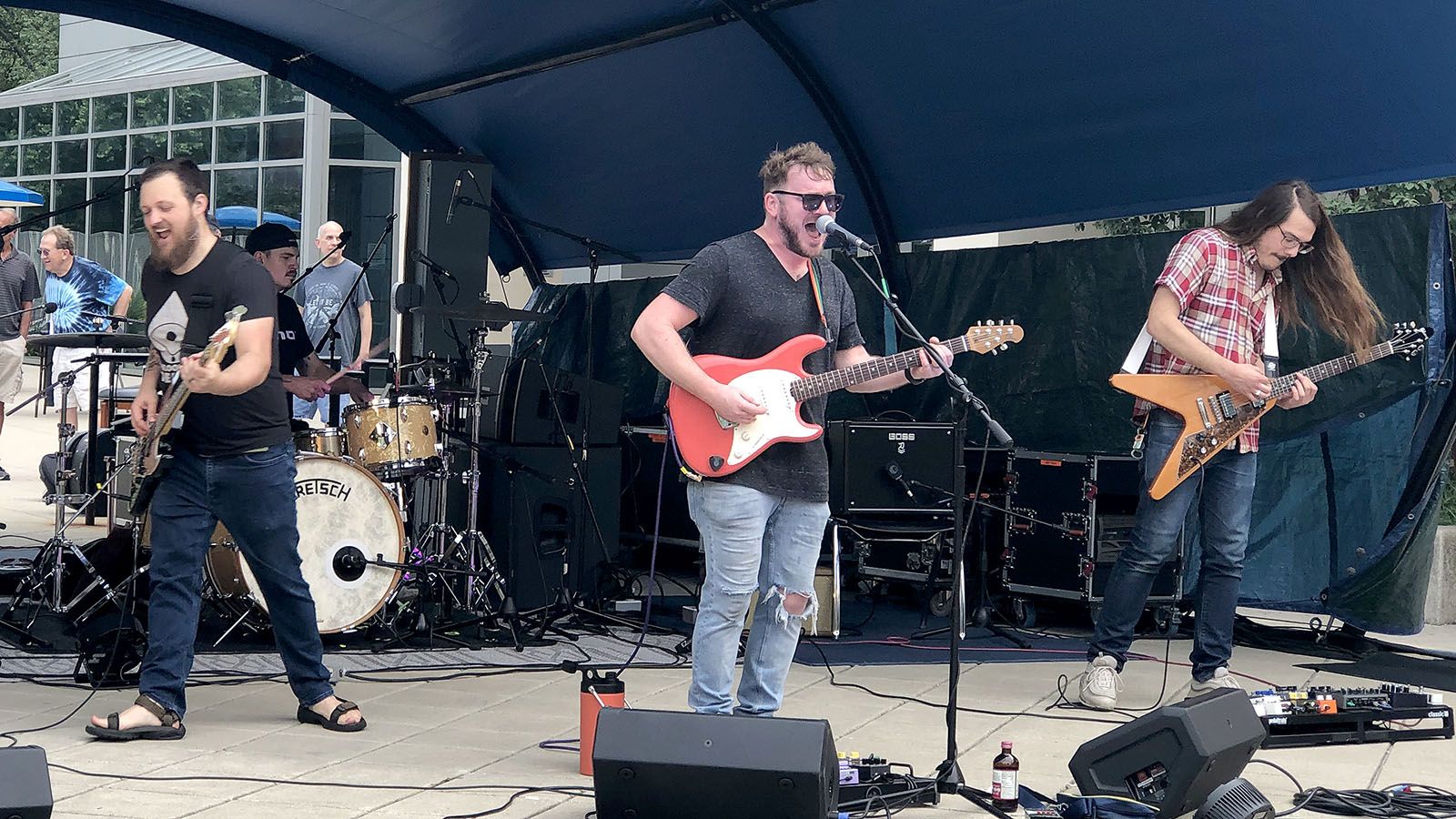 Middle Names perform during last year’s Rock the Plaza at the downtown Allen County Public Libary Plaza. The concert series returns June 15-July 27.