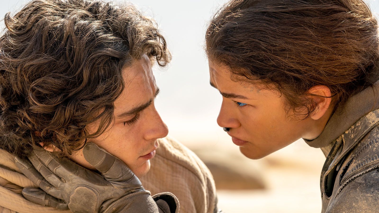Timothée Chalamet and Zendaya reprise their roles in Dune: Part Two.