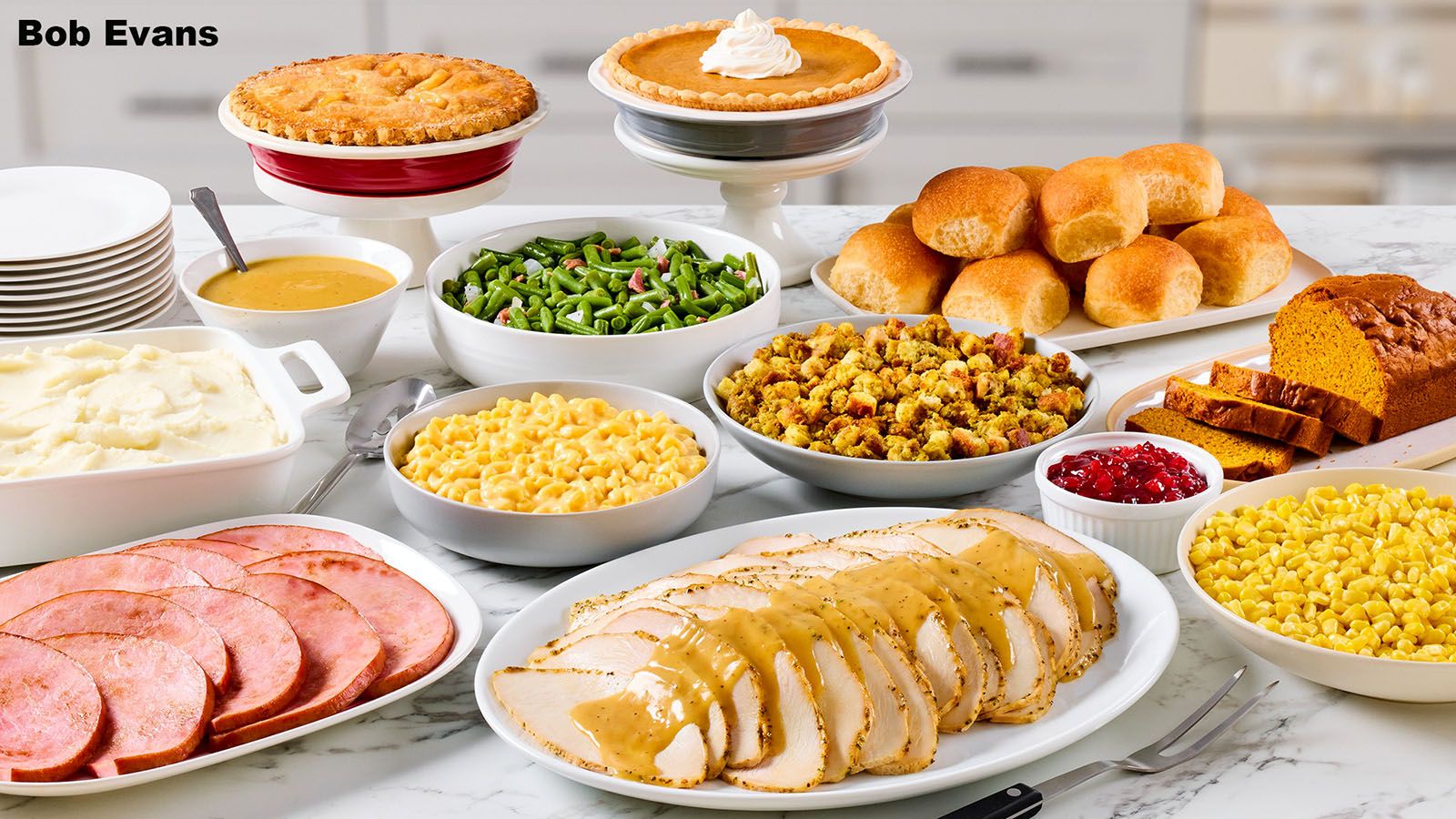 Too tired to cook? Let Bob Evans supply your Thanksgiving feast.