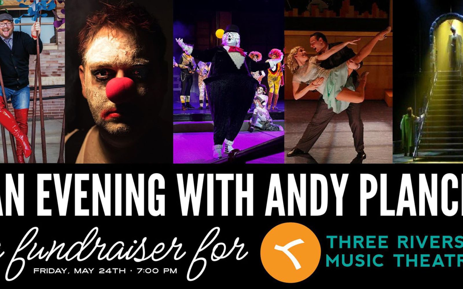The Three Rivers Music Theatre's An Evening with Andy Planck will be Friday, May 24.