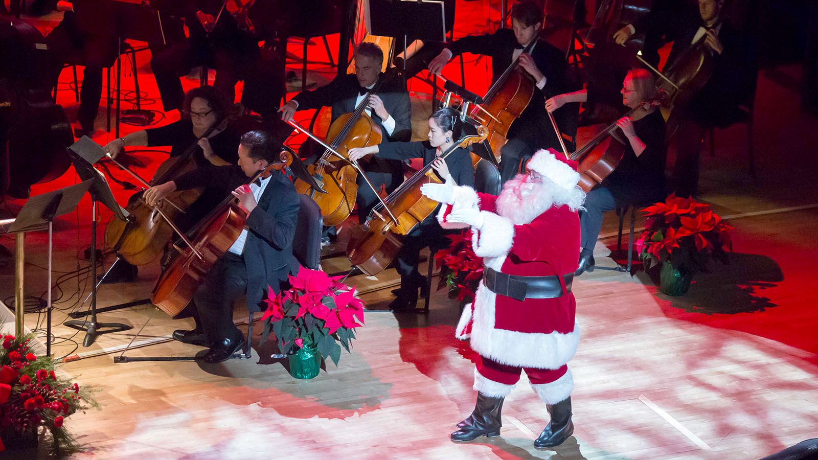 Santa Claus will make an appearance during the Fort Wayne Philharmonic’s Holiday Pops shows at PFW Auer Performance Hall.