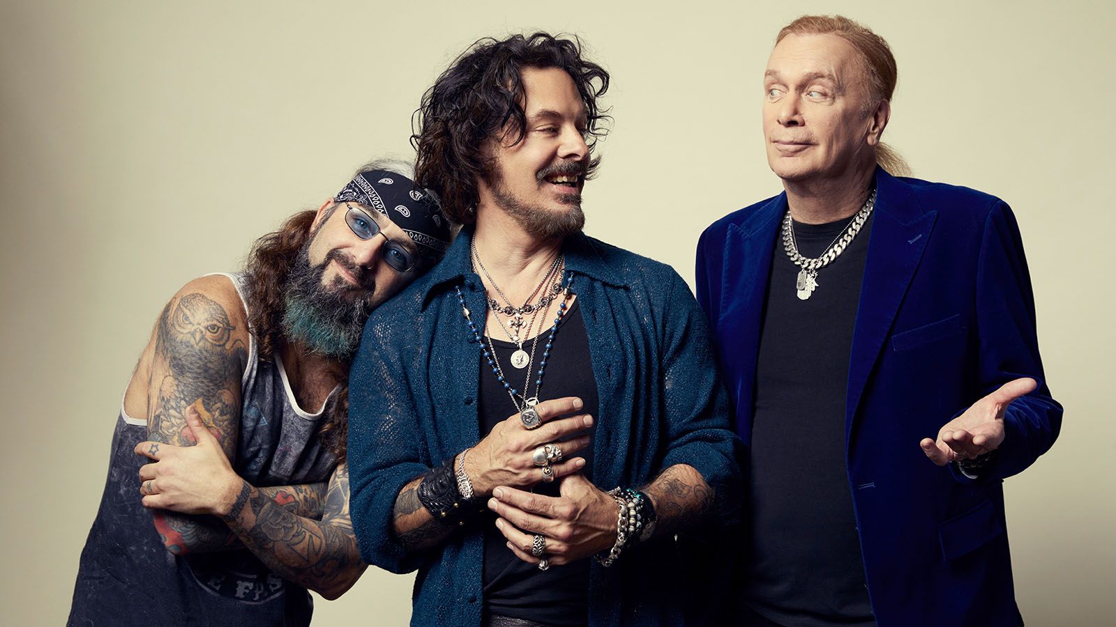 The Winery Dogs, from left, Mike Portnoy, Richie Kotzen, and Billy Sheehan, will be at Eagles Theatre in Wabash on Friday, March 3.