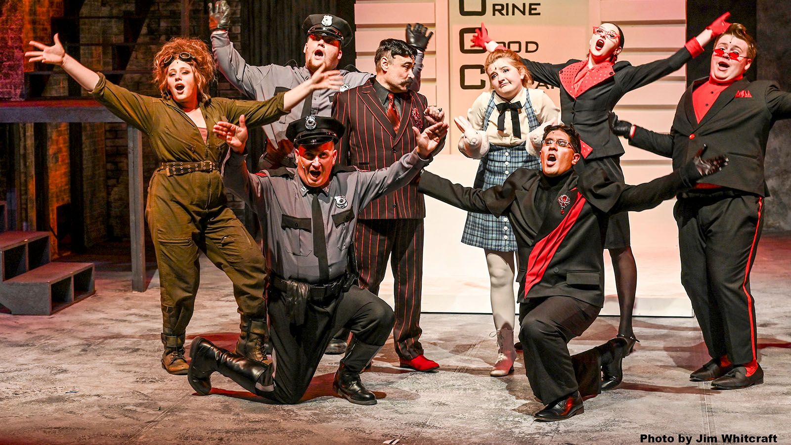 The Purdue University Fort Wayne production of Urinetown the Musical runs through Nov. 18 at Williams Theatre.