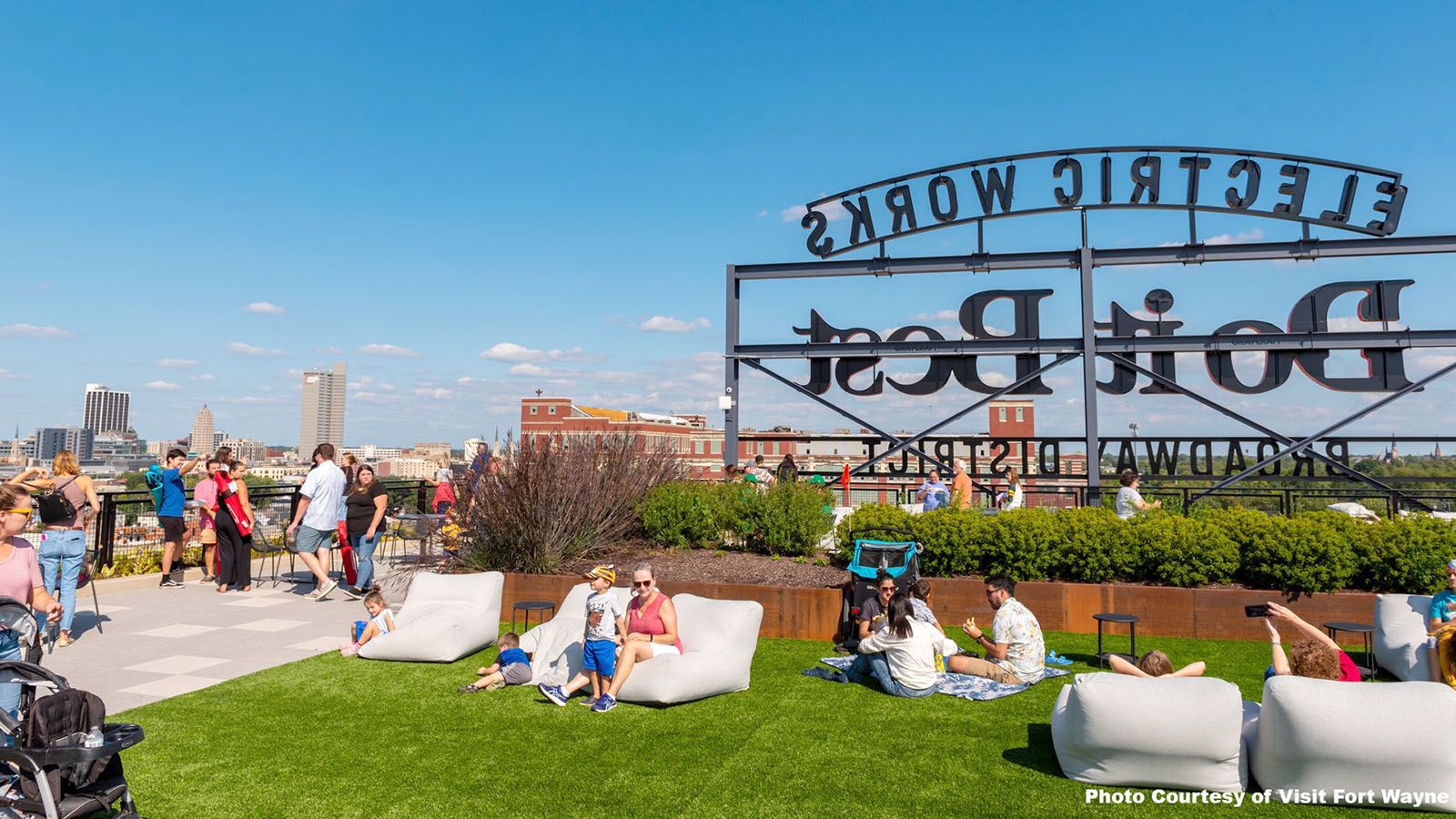 Get a new vantage point of the city from atop Electric Works during Be a Tourist in Your Own Hometown on Sunday, Sept. 8.