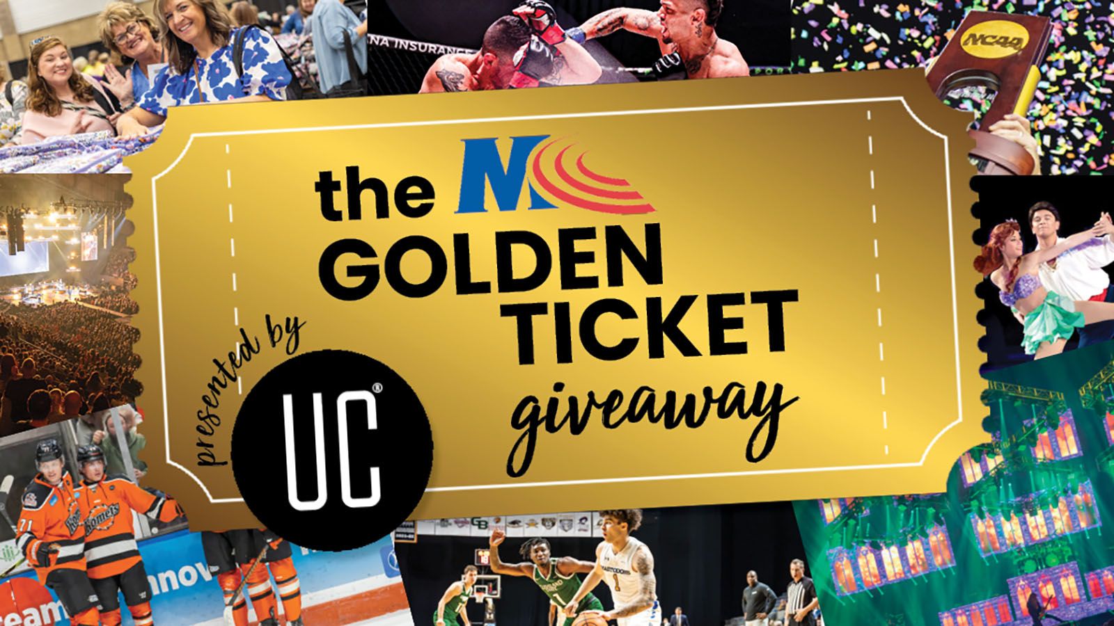 A lucky winner will win four passes to 12 different events at the Coliseum.