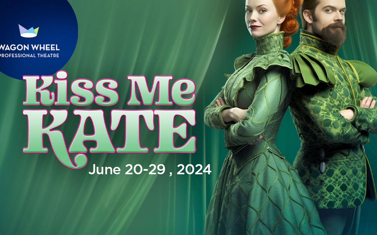 The Wagon Wheel Professional Theatre will present Kiss Me, Kate from June 20-29.