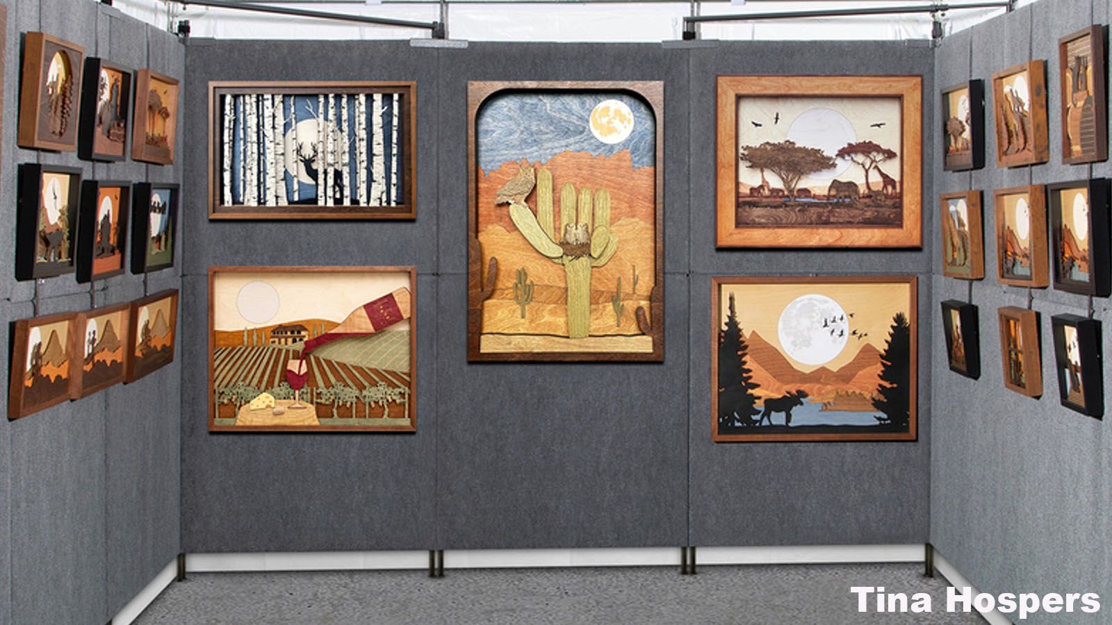 Artwork from Tina Hospers of Cutting Edge Wood Creations will be among those featured at the Covington Art Fair.