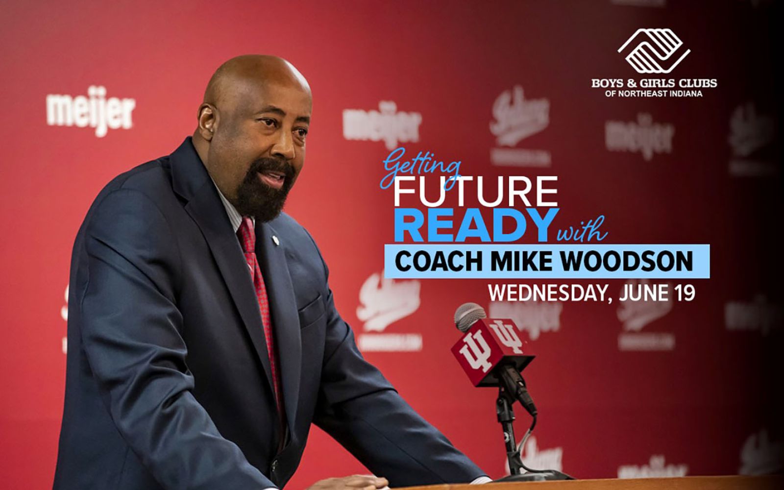 IU coach Mike Woodson will be at a Boys & Girls Clubs of Fort Wayne event on Wednesday, June 19, at The Clyde Theatre.