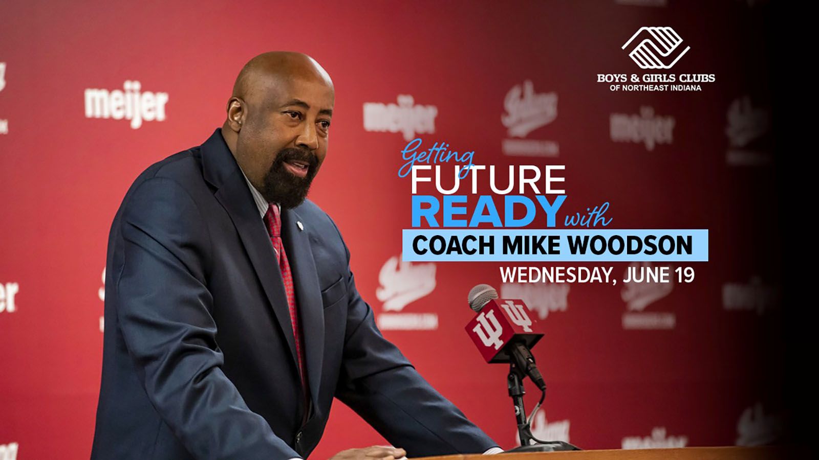IU coach Mike Woodson will be at a Boys & Girls Clubs of Fort Wayne event on Wednesday, June 19, at The Clyde Theatre.
