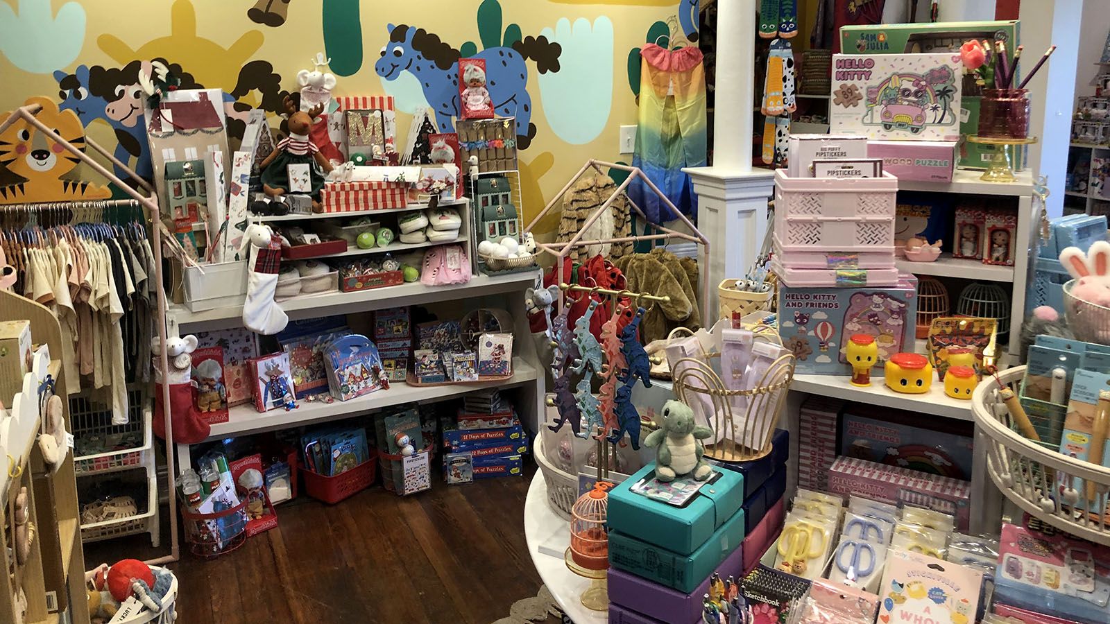 Hopscotch House, 1301 Broadway, has the children’s item you’re looking for.