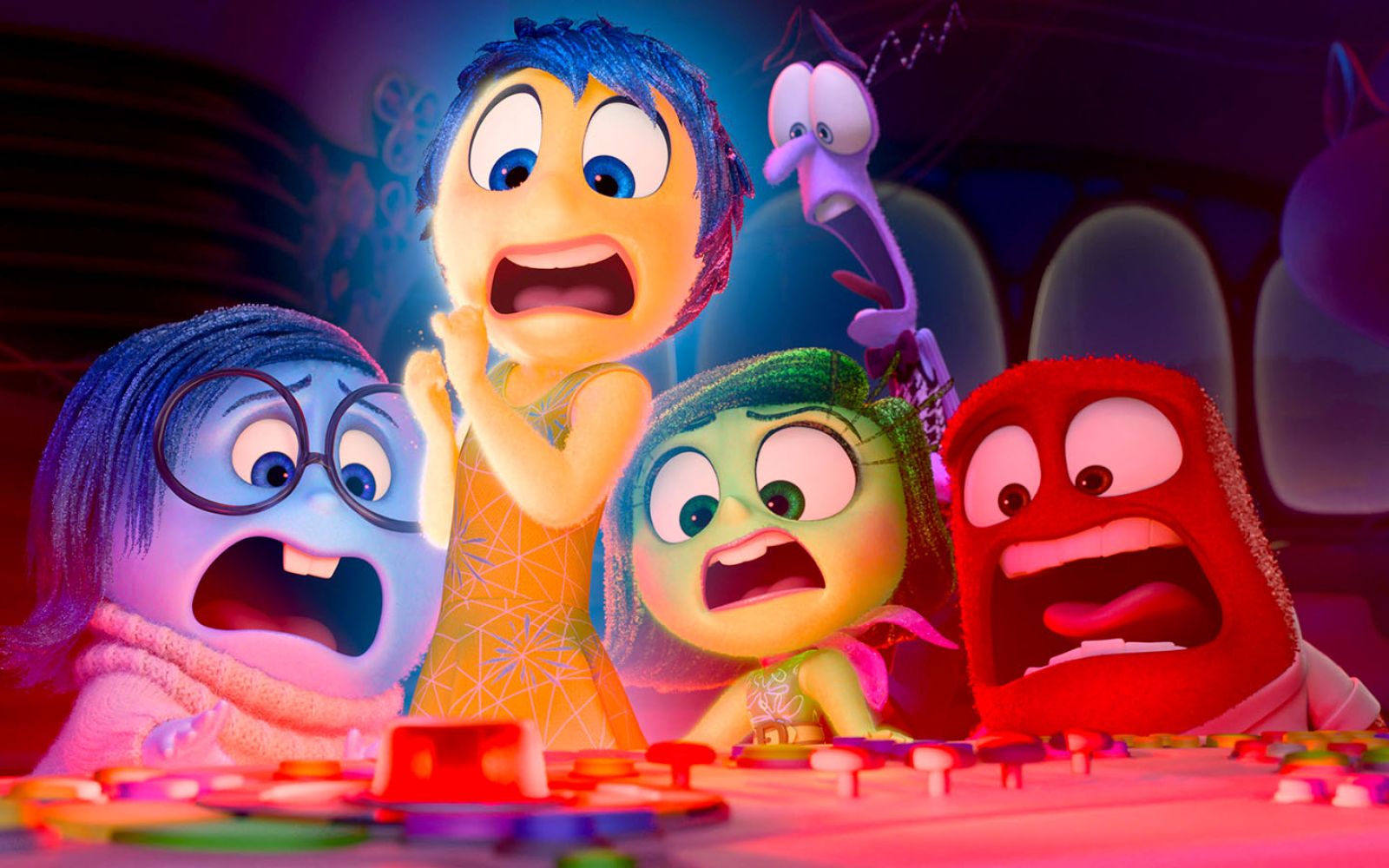 The original emotions from Inside Out are joined by some new ones in Inside Out 2.