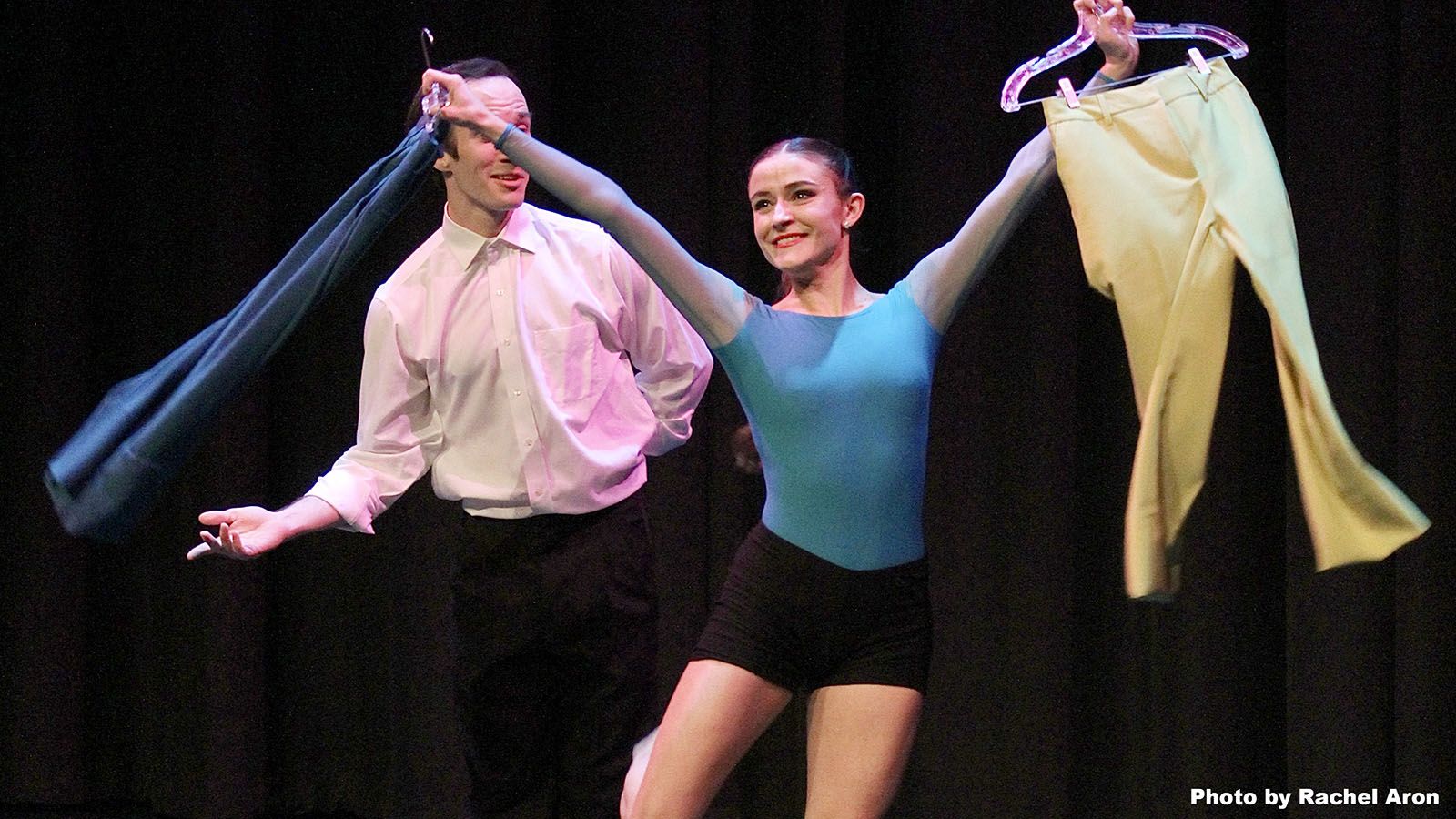 David Claypoole and Amy Whittemore perform a piece for the Fort Wayne Ballet.