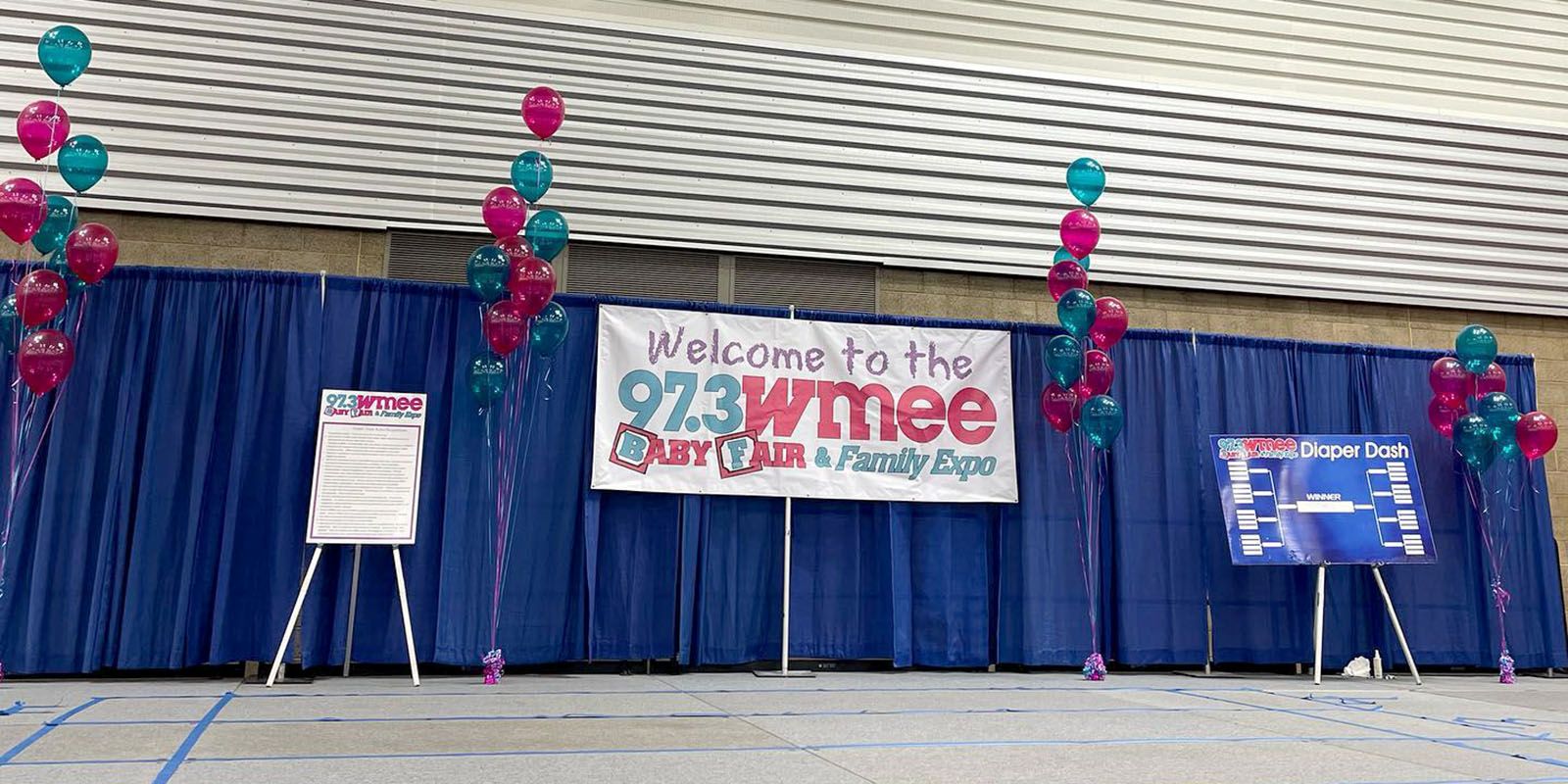 The 97.3 WMEE Baby Fair & Family Expo will be Saturday, Feb. 25, at Memorial Coliseum.