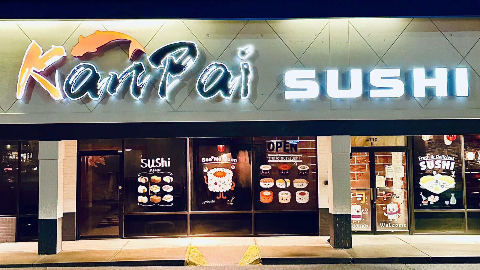 Kanpai Sushi has opened in JoAnn Plaza along Coldwater Road.