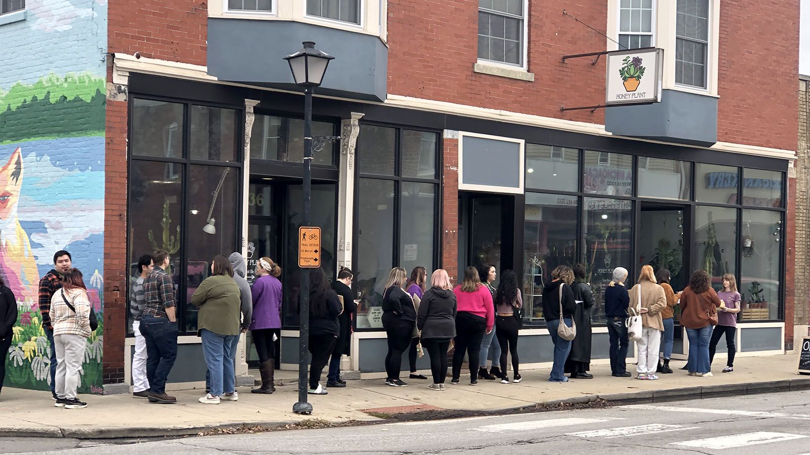 A crowd was recently wrapped around the corner to get a look at the unique plants available at Honey Plant.