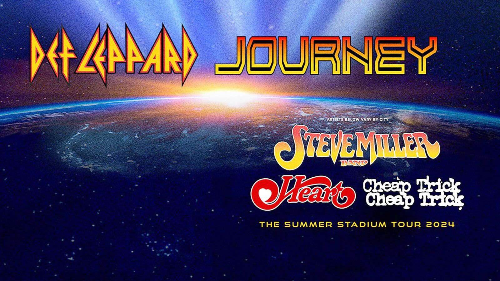 Def Leppard and Journey will embark on a co-headlining tour this summer.