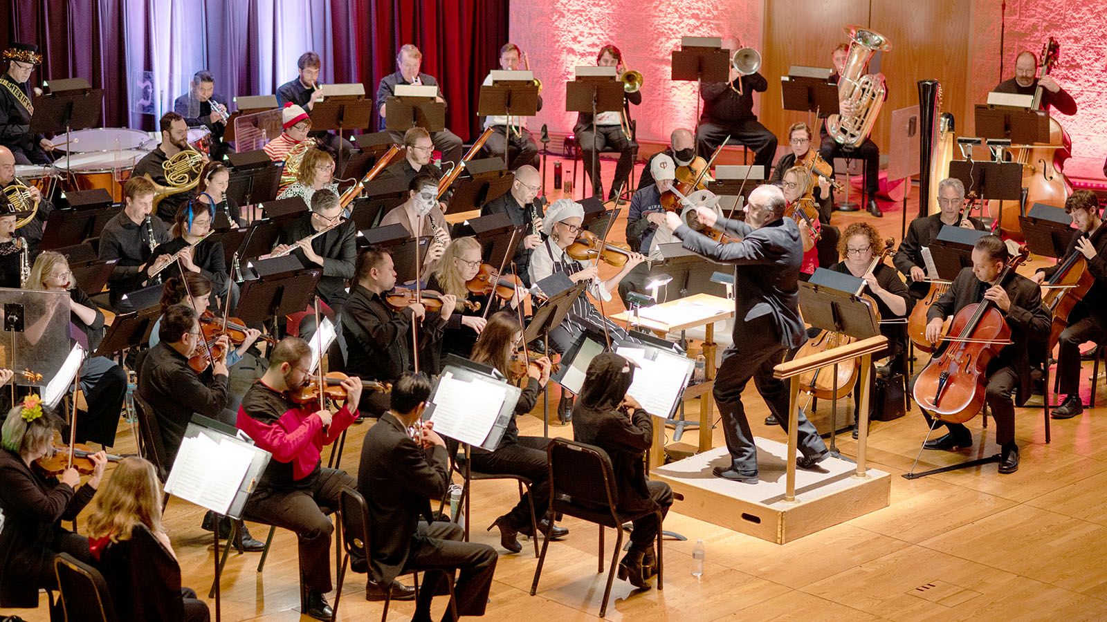 Troy Webdell conducts the Fort Wayne Philharmonic during last year's Family Series presentation of Dia de los Muertos.