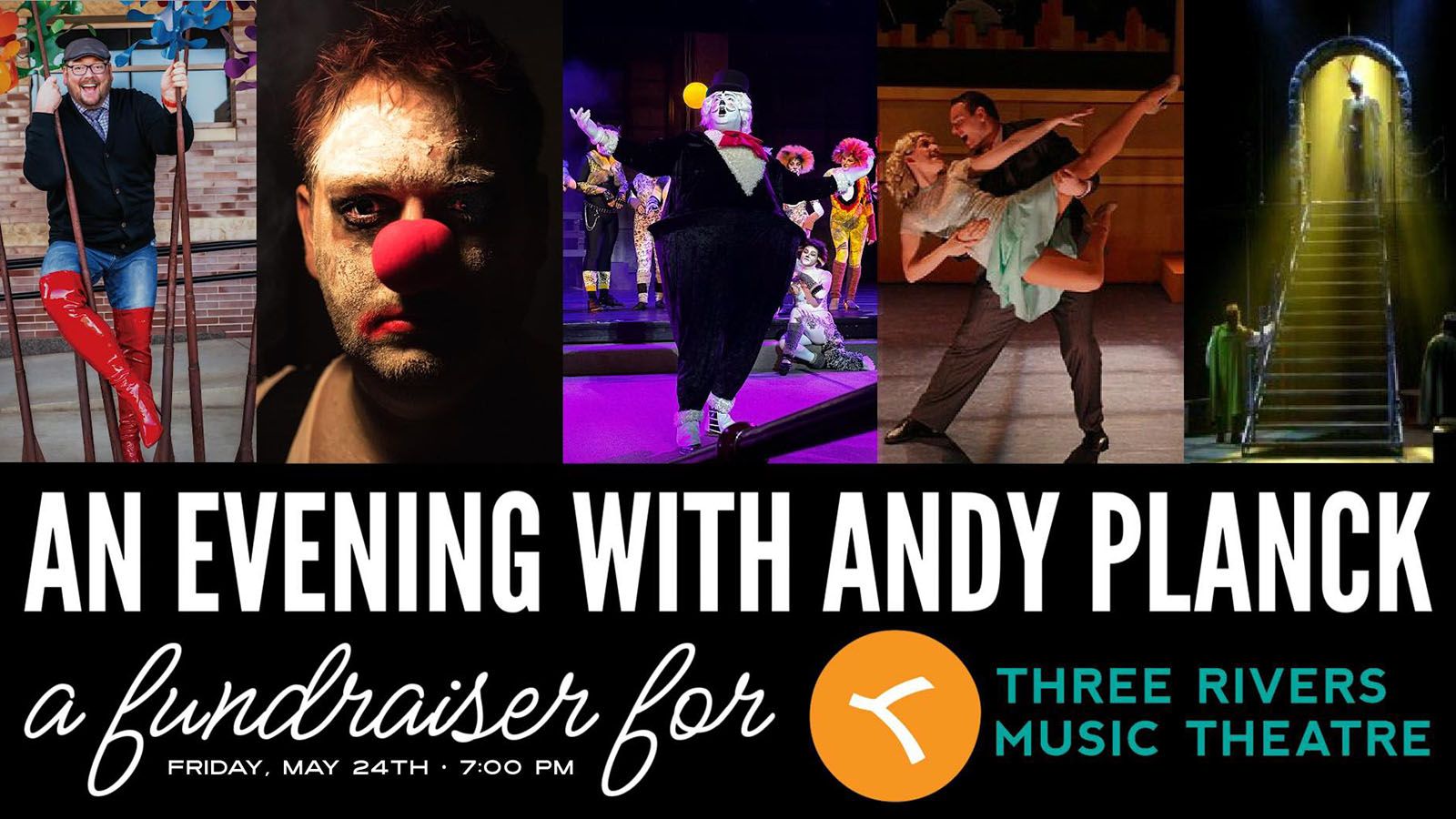 The Three Rivers Music Theatre's An Evening with Andy Planck will be Friday, May 24.
