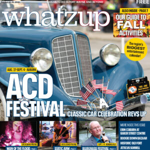 Cover for Aug. 25 edition of Whatzup.