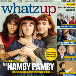 The Namby Pamby are on the cover of our latest issue.